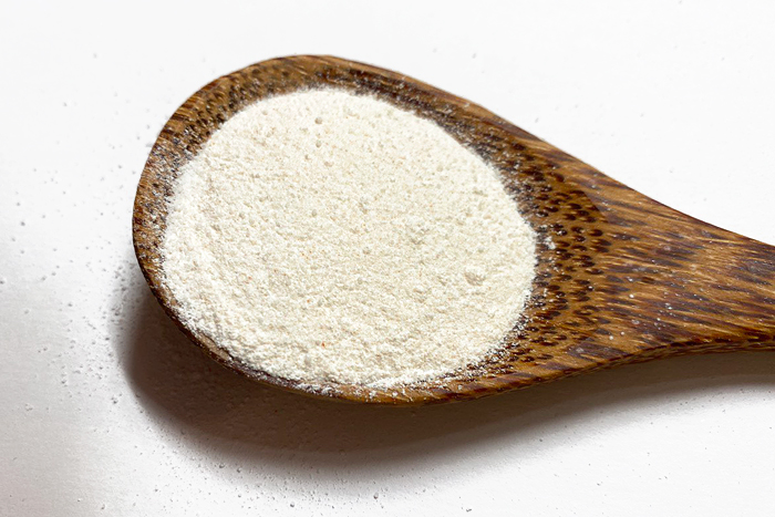 FitLine Restorate powder on a spoon